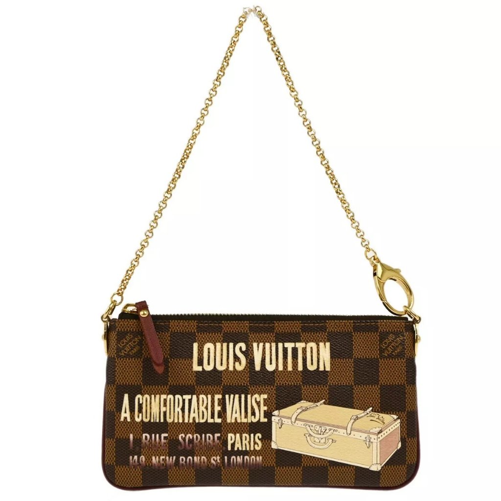 Louis Vuitton Damier Pochette Milla Mm Handbag N63091 Aa3190 143446